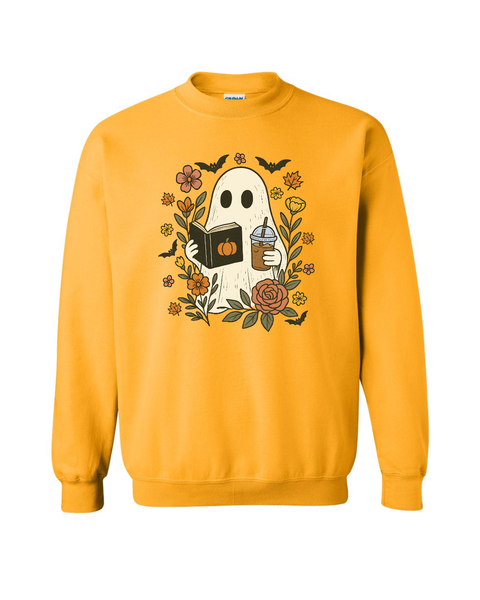 Floral Reading Ghostie