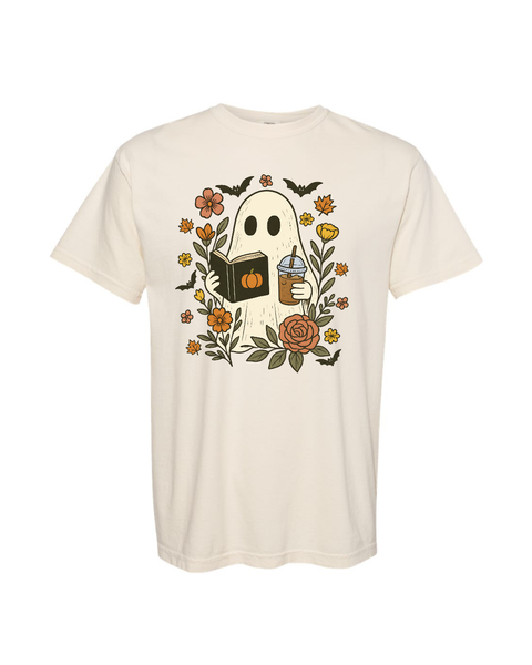 Floral Reading Ghostie