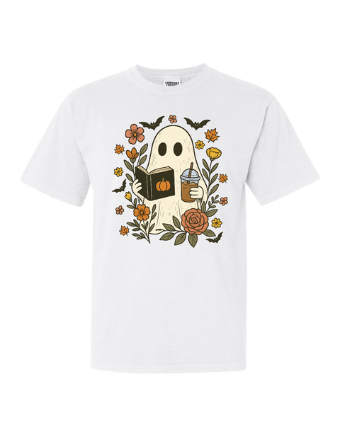 Floral Reading Ghostie