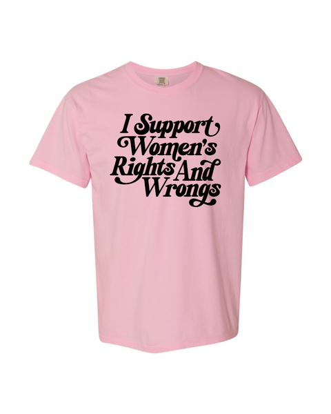 Support Women's Rights (& Wrongs)
