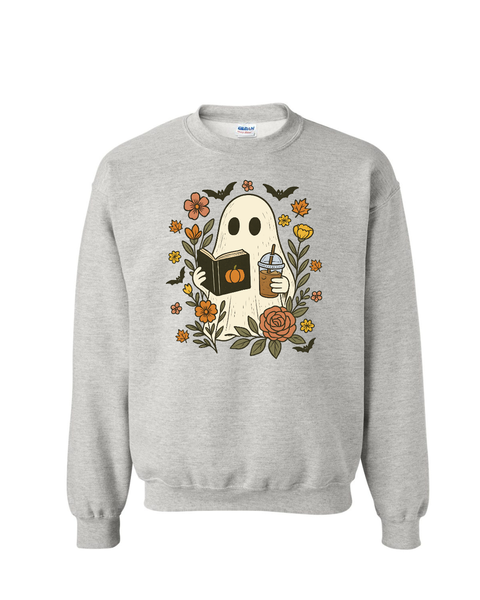 Floral Reading Ghostie