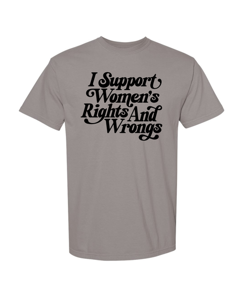 Support Women's Rights (& Wrongs)