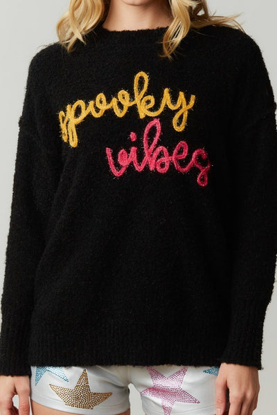 Spooky Season Embroidered Pullovers