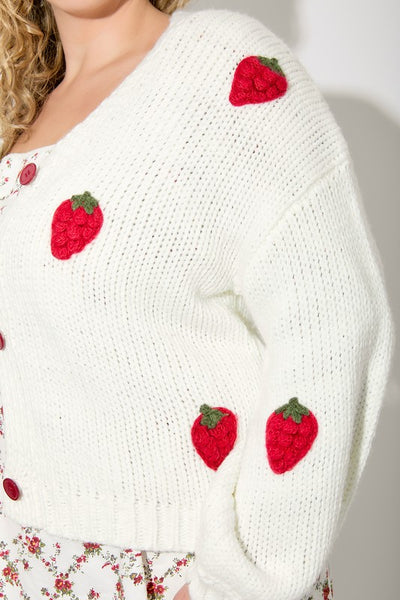 The Berry Sweet Cropped Cardi
