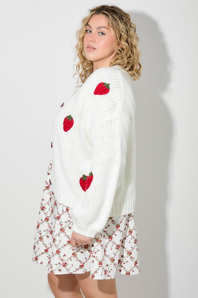 The Berry Sweet Cropped Cardi
