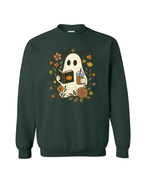Floral Reading Ghostie