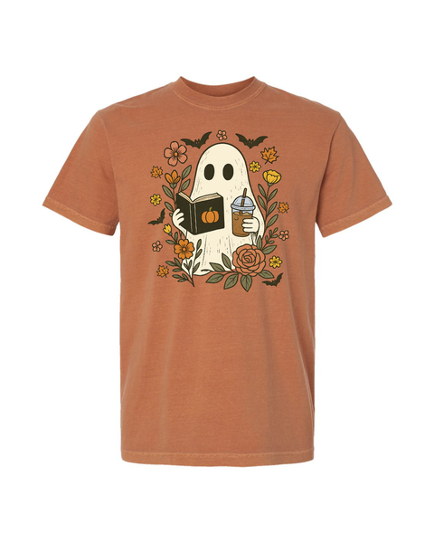 Floral Reading Ghostie