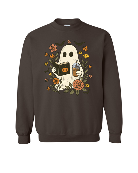 Floral Reading Ghostie