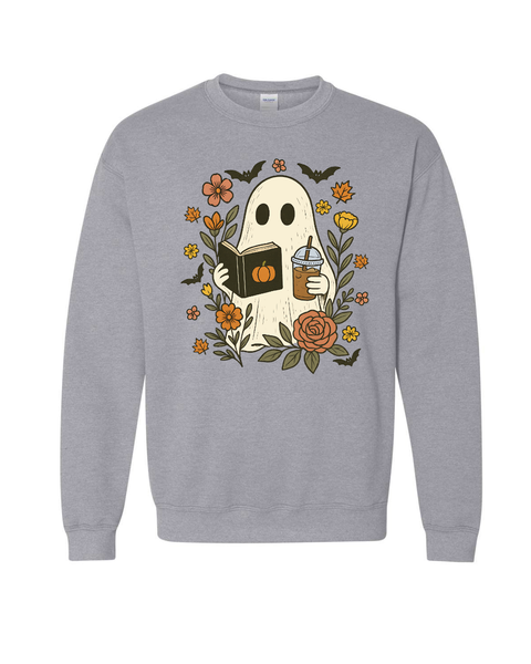 Floral Reading Ghostie