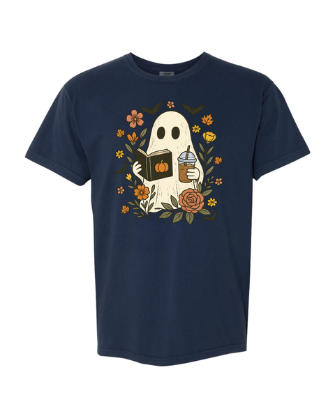 Floral Reading Ghostie