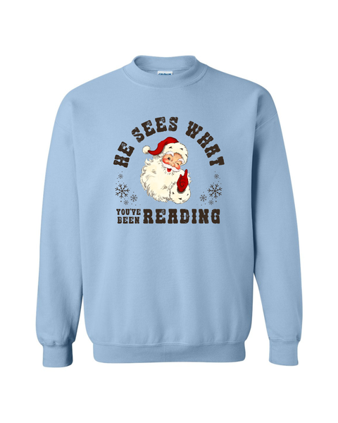 He Sees What You've Been Reading