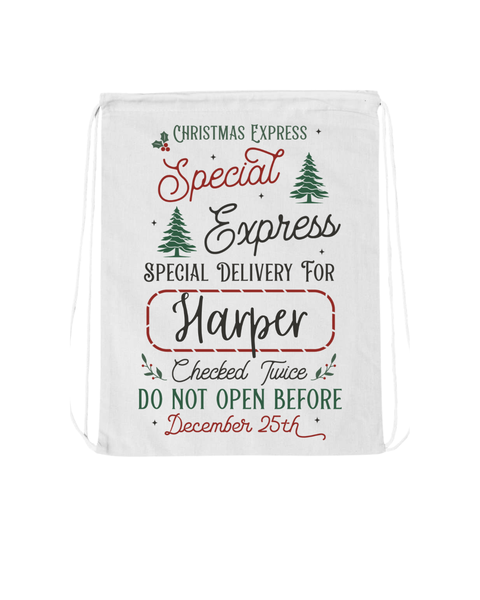 Reuseable Holiday Gift Bags- Custom Options