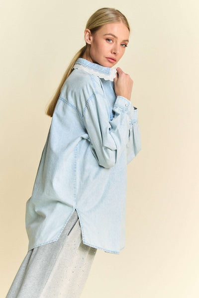 Darling Denim Button Up
