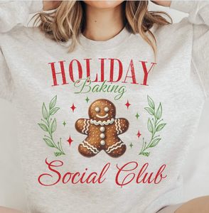 Holiday Baking Club ~ Adult Unisex