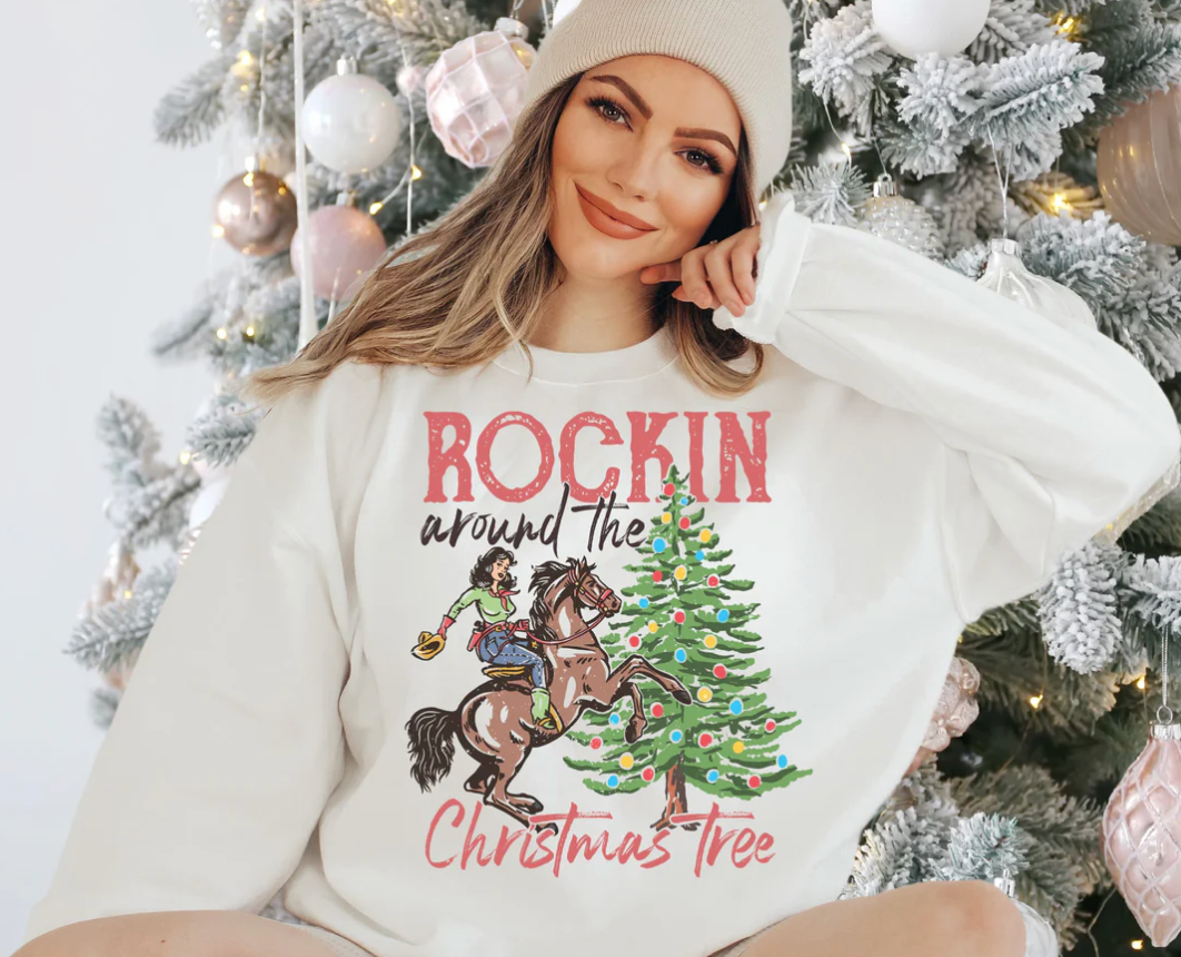 Rockin Around the Christmas Tree Cowgirl~ Adult Unisex