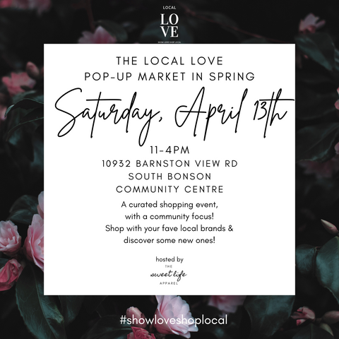 The Local Love Pop-Up Market in Spring!