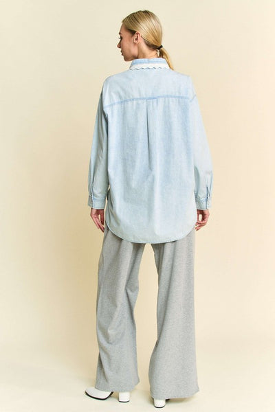Darling Denim Button Up