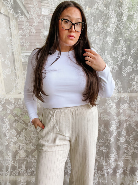 Wide Leg Linen Pants
