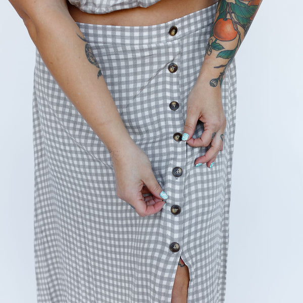 Perfect as a Picnic Gingham Skirt