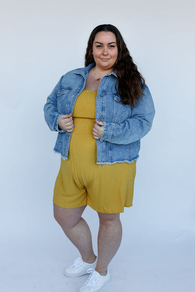 The Good as Gold Reversible Wrap Romper