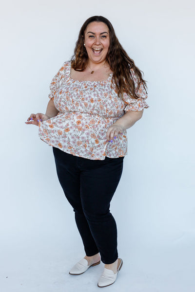 Groovy Baby! Vintage Print Floral Top