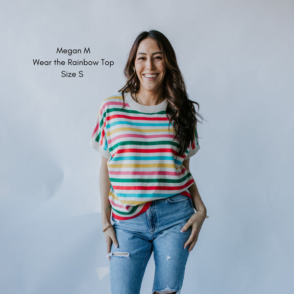 Wear the Rainbow Dolman Top
