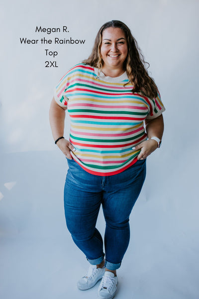 Wear the Rainbow Dolman Top