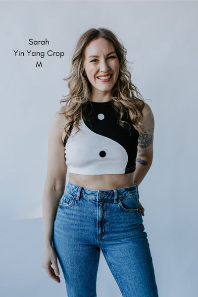 Yin to My Yang Crop Tank
