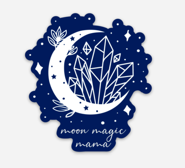 Moon Magic Mama Vinyl Stickers