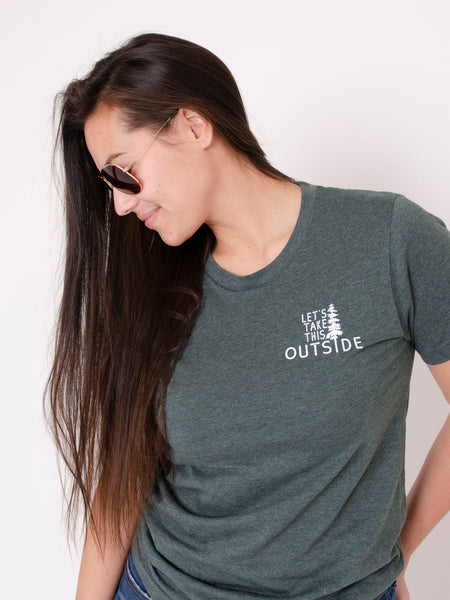Let's Take this Outside- Adult Tee