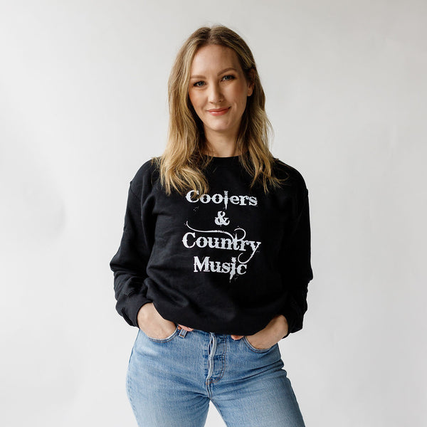 Coolers + Country Music Crewneck Pullover
